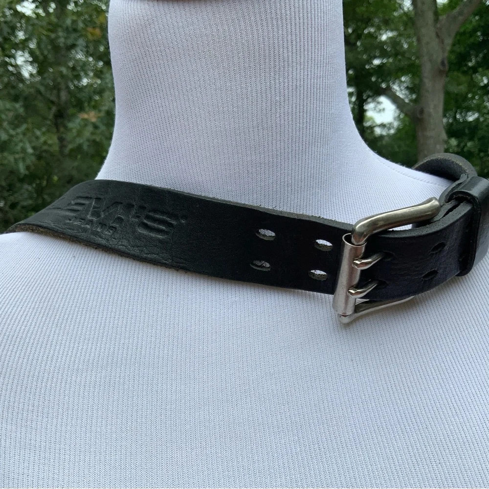 Levi's Men’s Leather Belt Black Soft Size 38